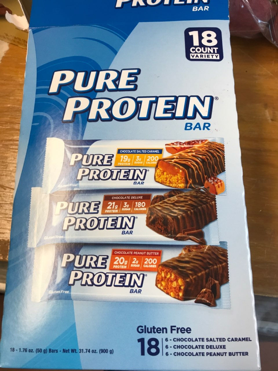 Pure Protein Bar, Variety Pack: Calories, Nutrition ...